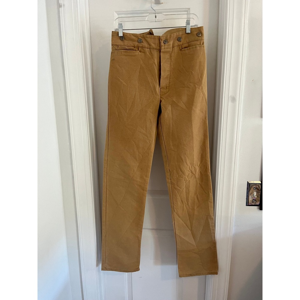 Classic Straight-Leg Men’s Pants in Tan